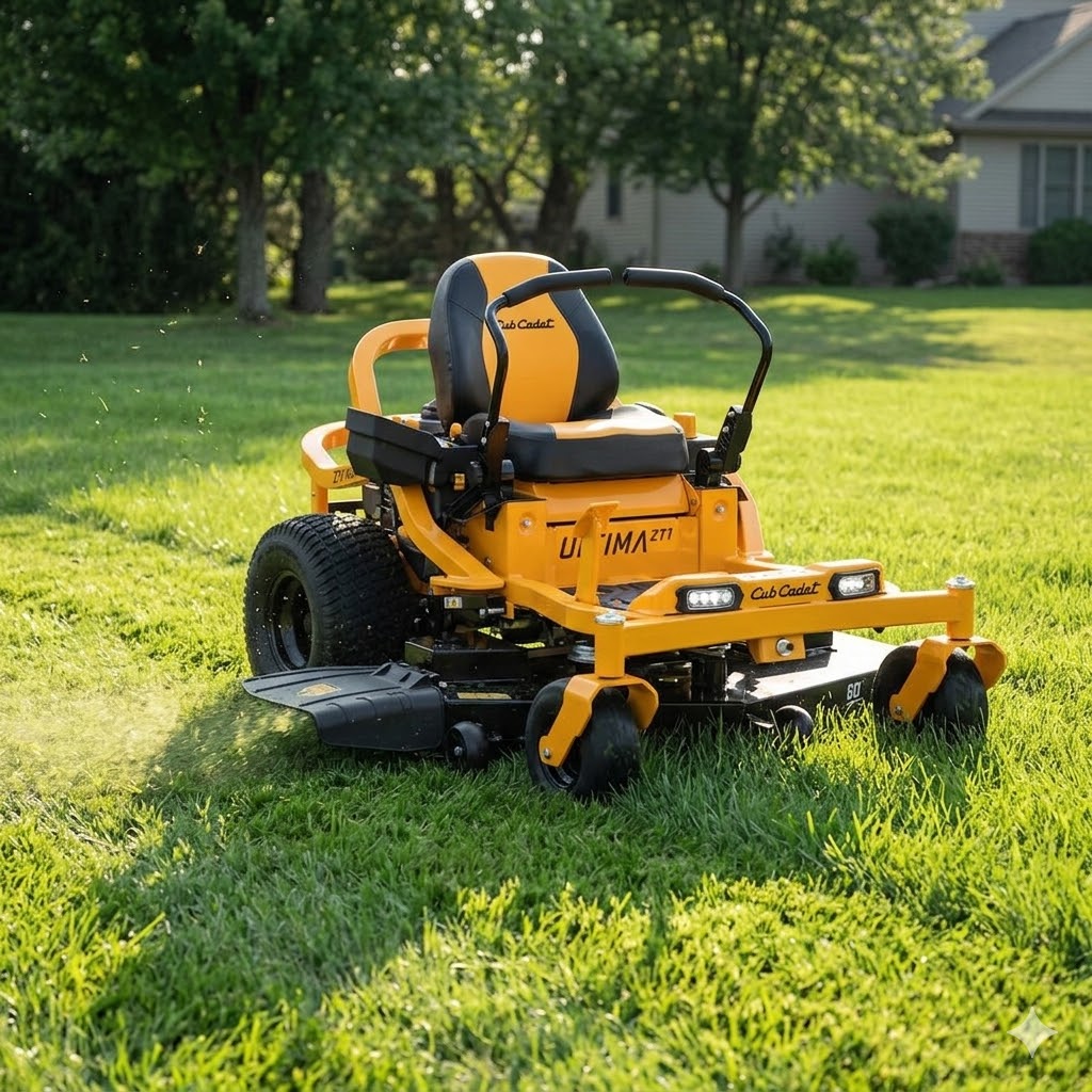 รถตัดหญ้าสนามฟุตบอล แบบ zero turn ยี่ห้อ cub cadet