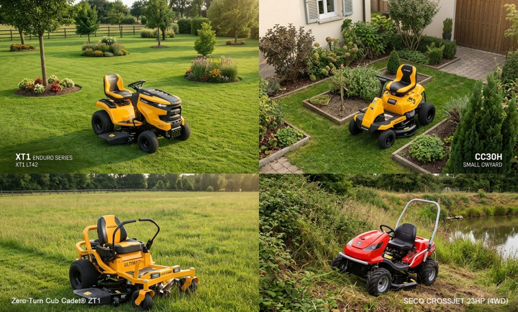 เครื่องตัดหญ้านั่งขับ ridingmowerpro