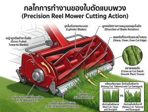 การทำงานใบตัดแบบพวง